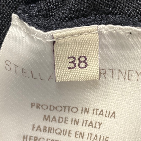 STELLA MCCARTNEY NAVY 2013 EMBELLISHED WOOL AND SILK KNIT SWEATER - Picture 5 of 5